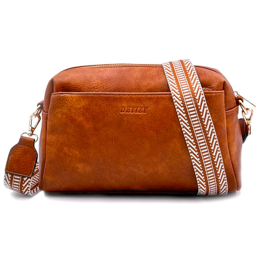 DEYIZY Bolso bandolera con correa ajustable más ancha para el hombro
